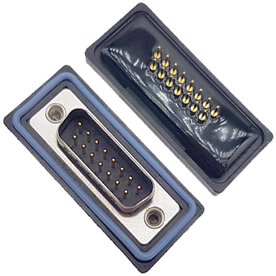 D-SUB-15P公頭180度插板式防水車針4.0mm(Z)卯釘 卯後殼 D-SUB-15P公頭180度插板式防水車針4.0mm(Z)卯釘 卯後殼