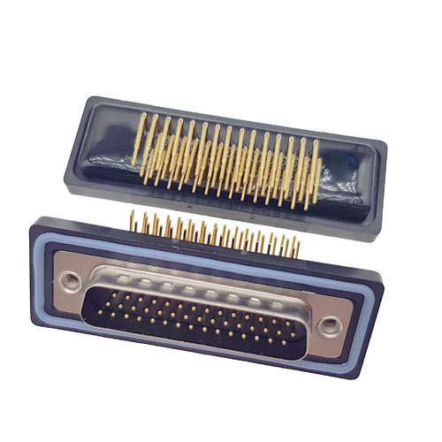 D-SUB-44P公頭90度高密度防水車針連接器 D-SUB-44P公頭90度高密度防水車針連接器