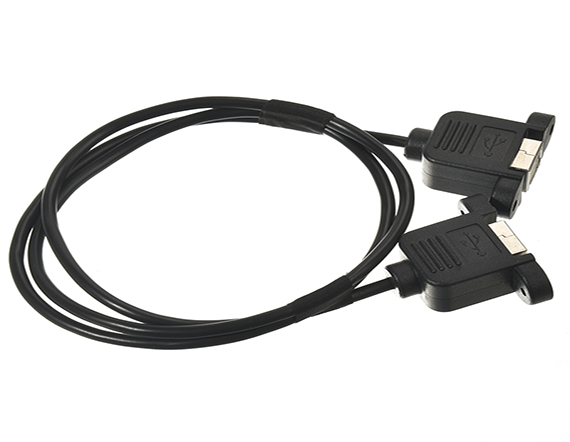 打印帶耳朵2.0 USB A母轉打印方口B母數據連接轉換線 打印帶耳朵2.0 USB A母轉打印方口B母數據連接轉換線